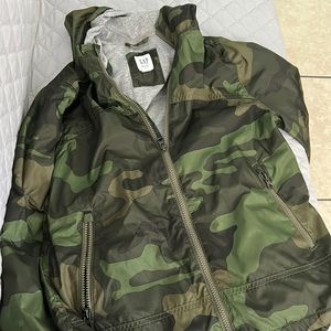 Green Gap raincoat